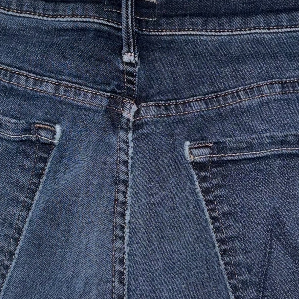 Mother the stunner zip two step fray high rise Jean size 30/L28 - Picture 6 of 16